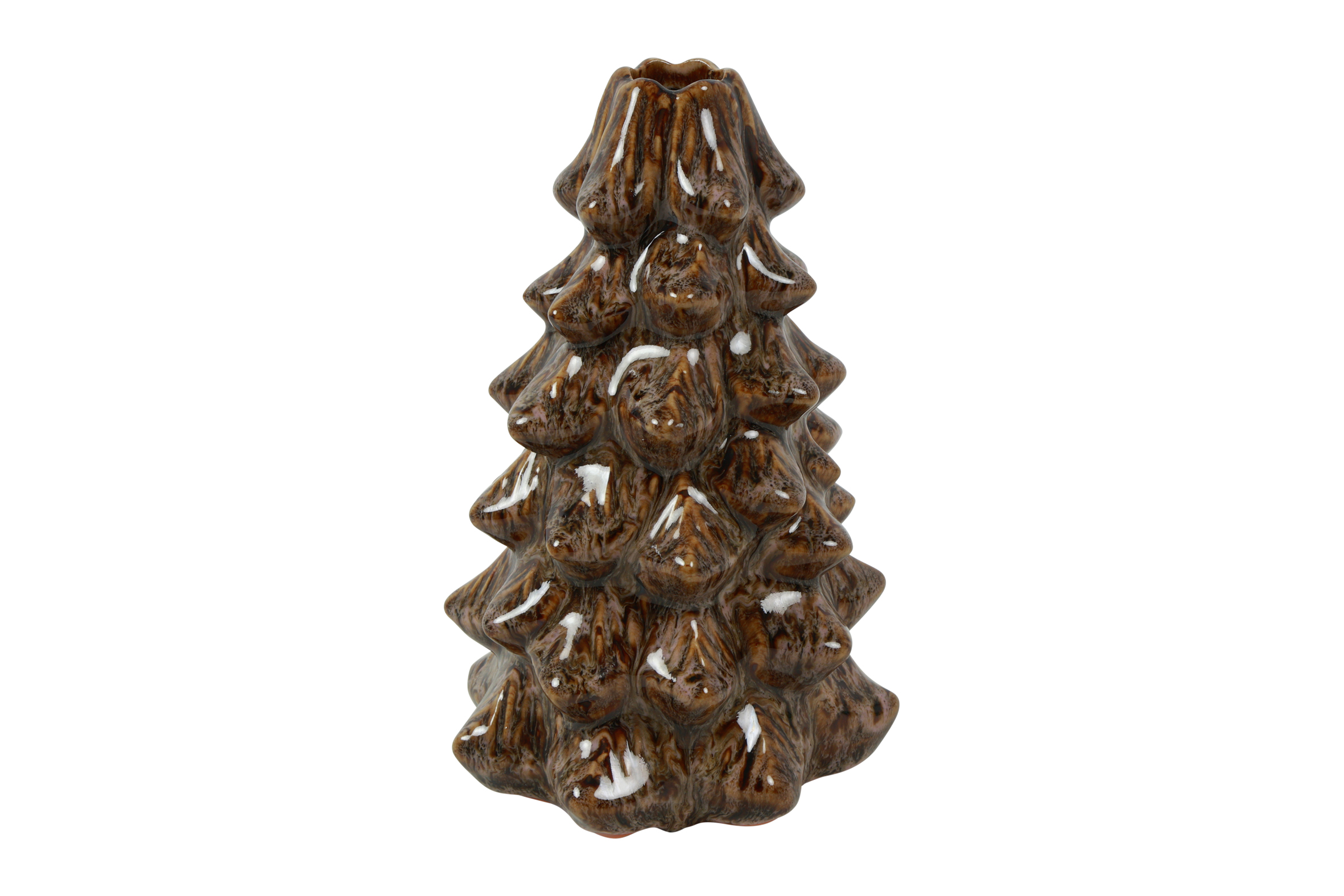 Vase Christmas Tree Picea M Brown Gift