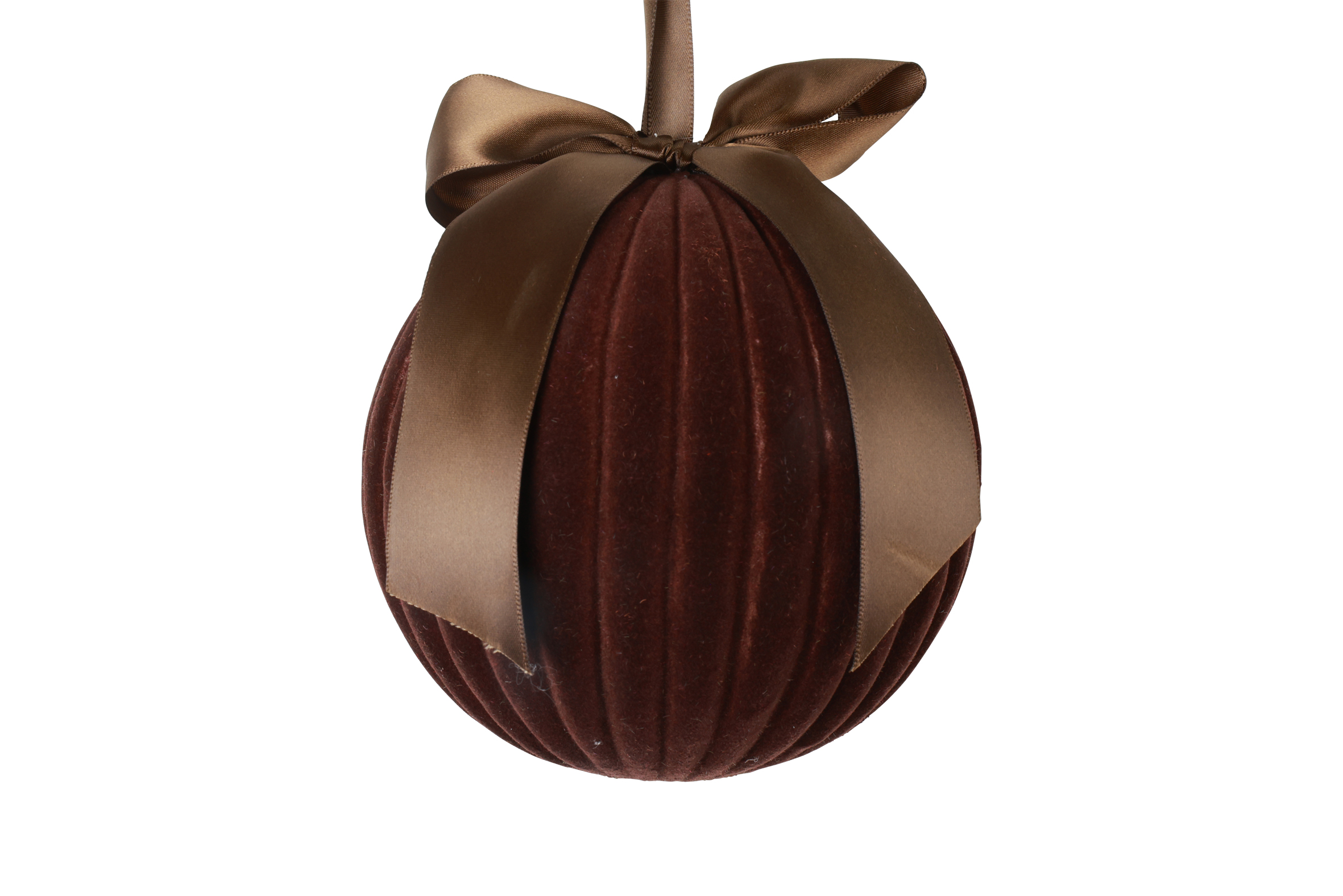 Bauble W. Ribbon Str Amara S Brown Gift