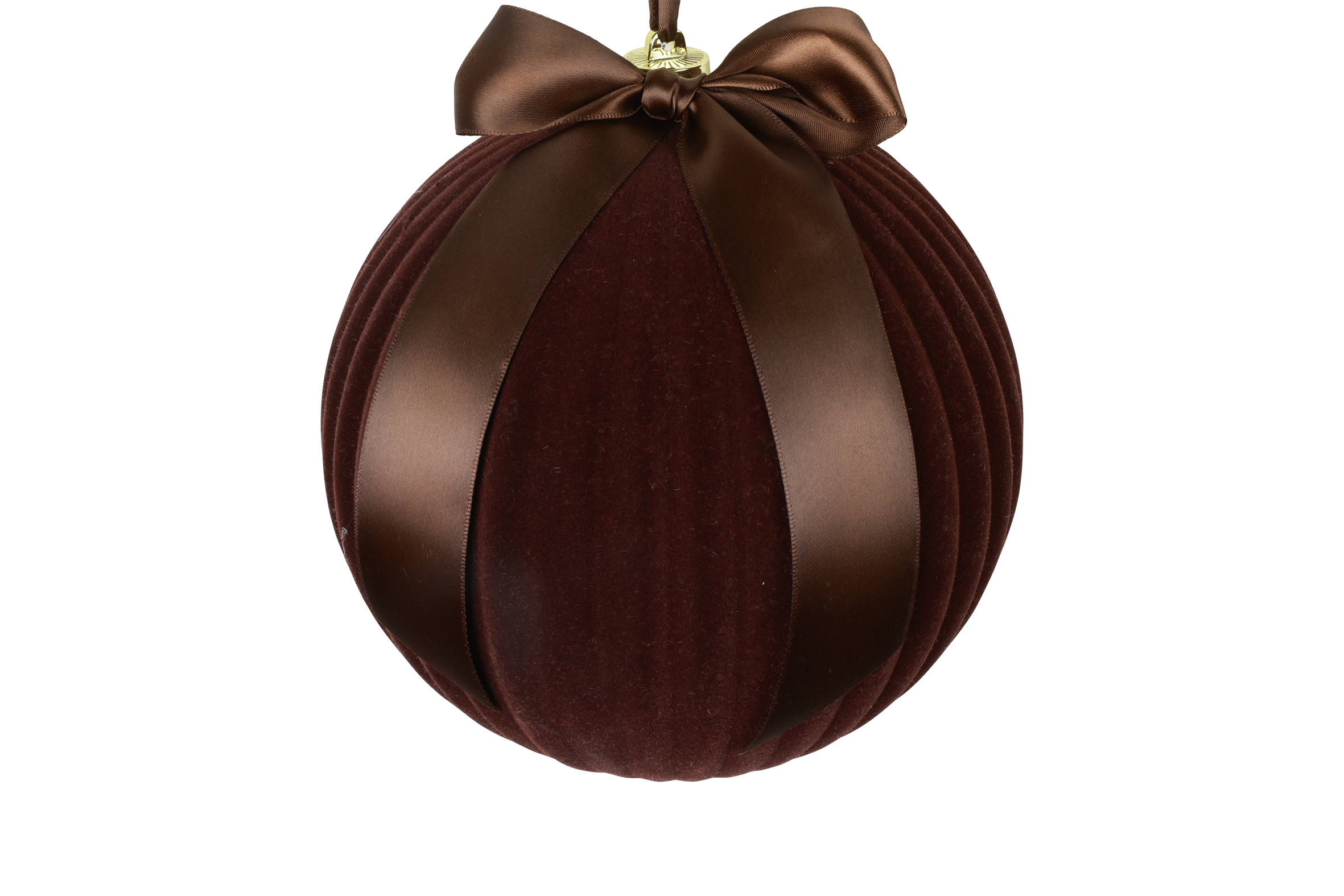 Bauble W. Ribbon Str Amara L Brown Gift