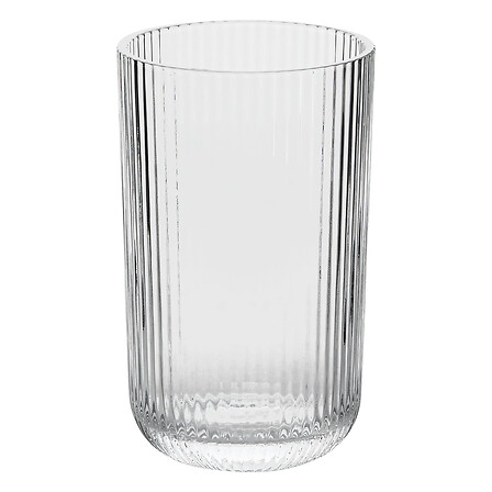 Tall Ribbed Glass Ema 43 Cl Clear Glass Gift