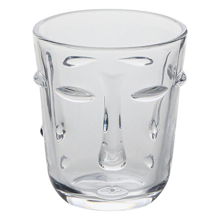 Low Tumbler Visage 30 Cl Transparent Glass Gift