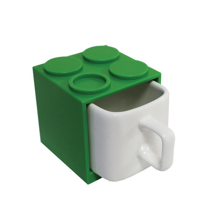 Cube Mugs Mini Green Gift