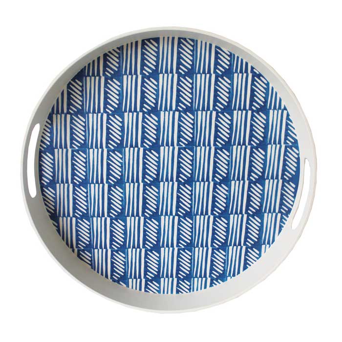 True Blue Bamboo Tray Hinchcliffe And Barber Gift