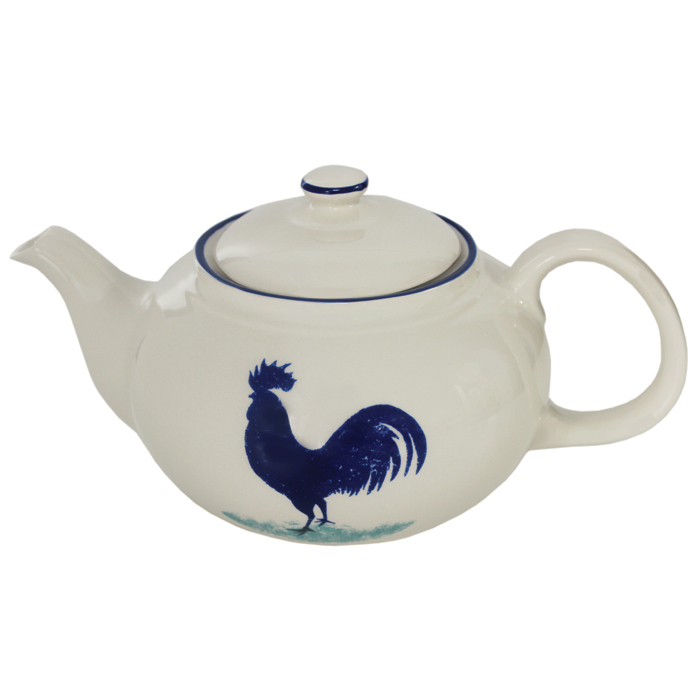 Dorset Delft Teapot Cockerel H&b Pack 2 Gift