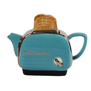 Teapot Toaster Blue Medium Gift