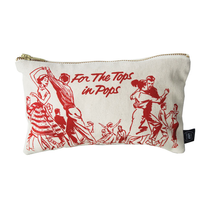 Land of Lost Content Pencil Case Tops In Pops Red Gift