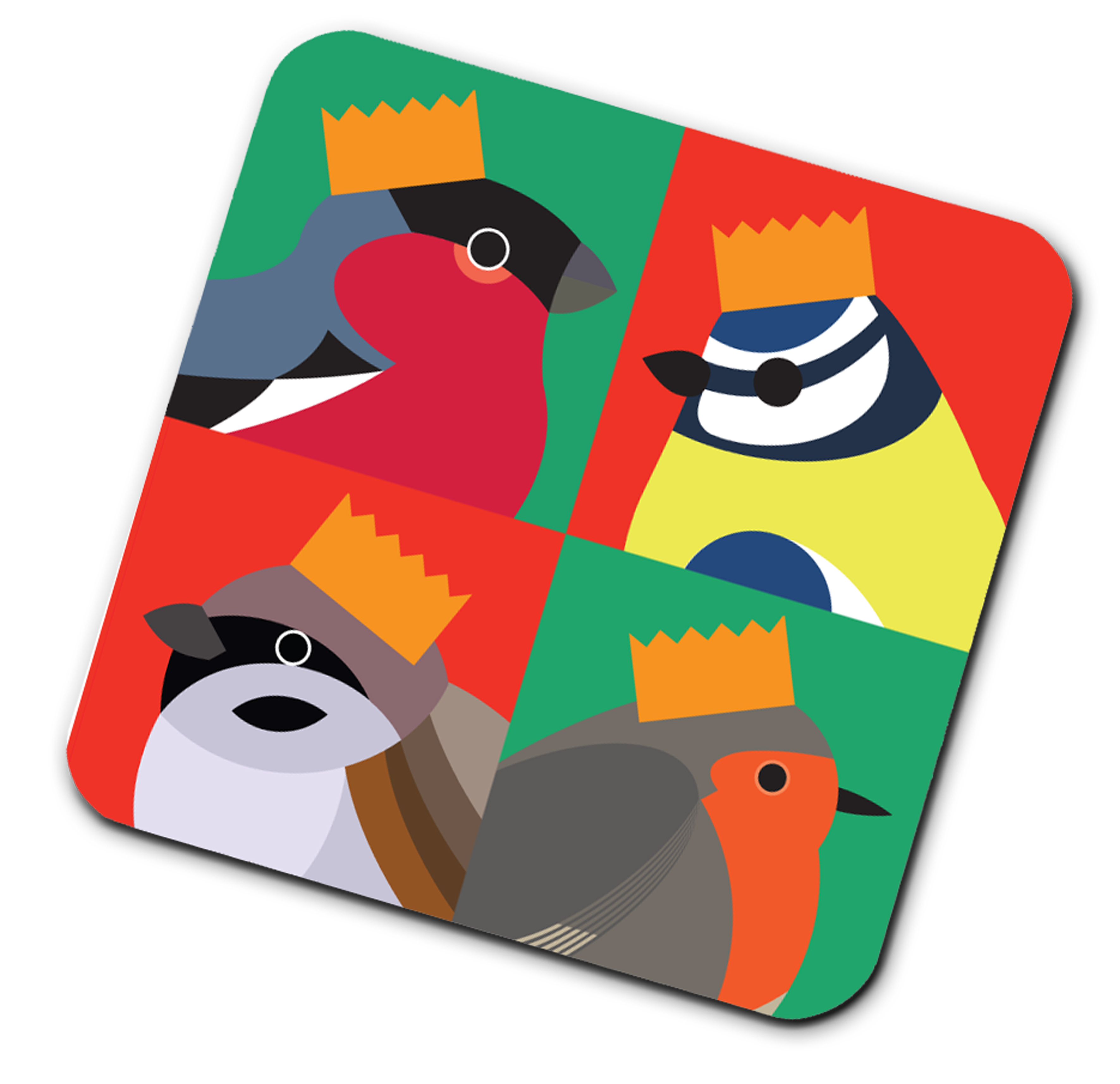 I Like Birds Placemat Bird In Hat Gift