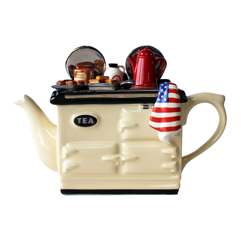 Teapot Aga American Breakfast Cream Gift