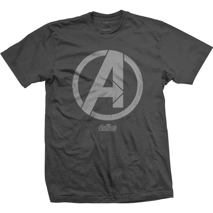 Marvel T Shirt Infinity War Avengers Logo Mens Sm Gift