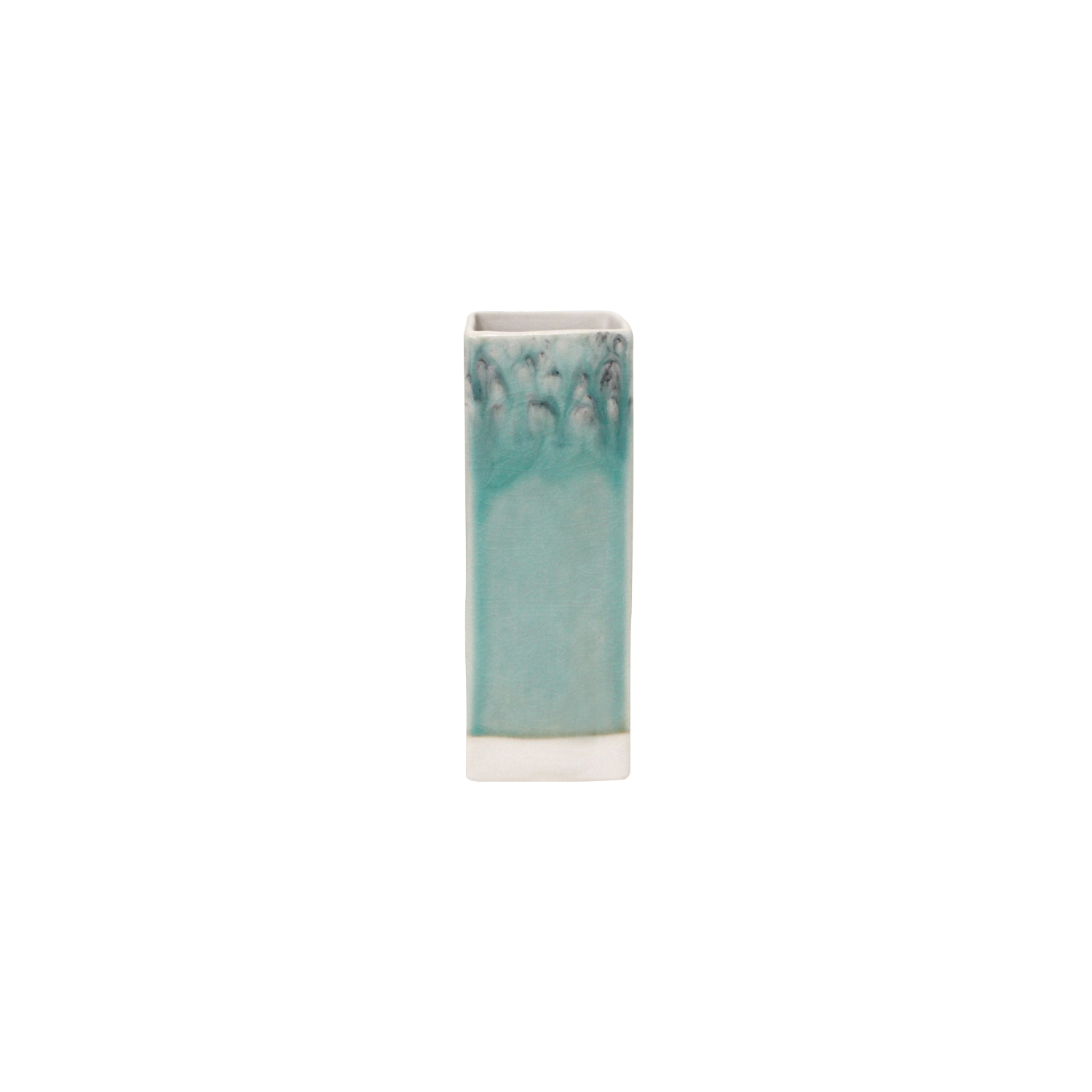 Madeira Blue Rectangular Vase 20cm Gift