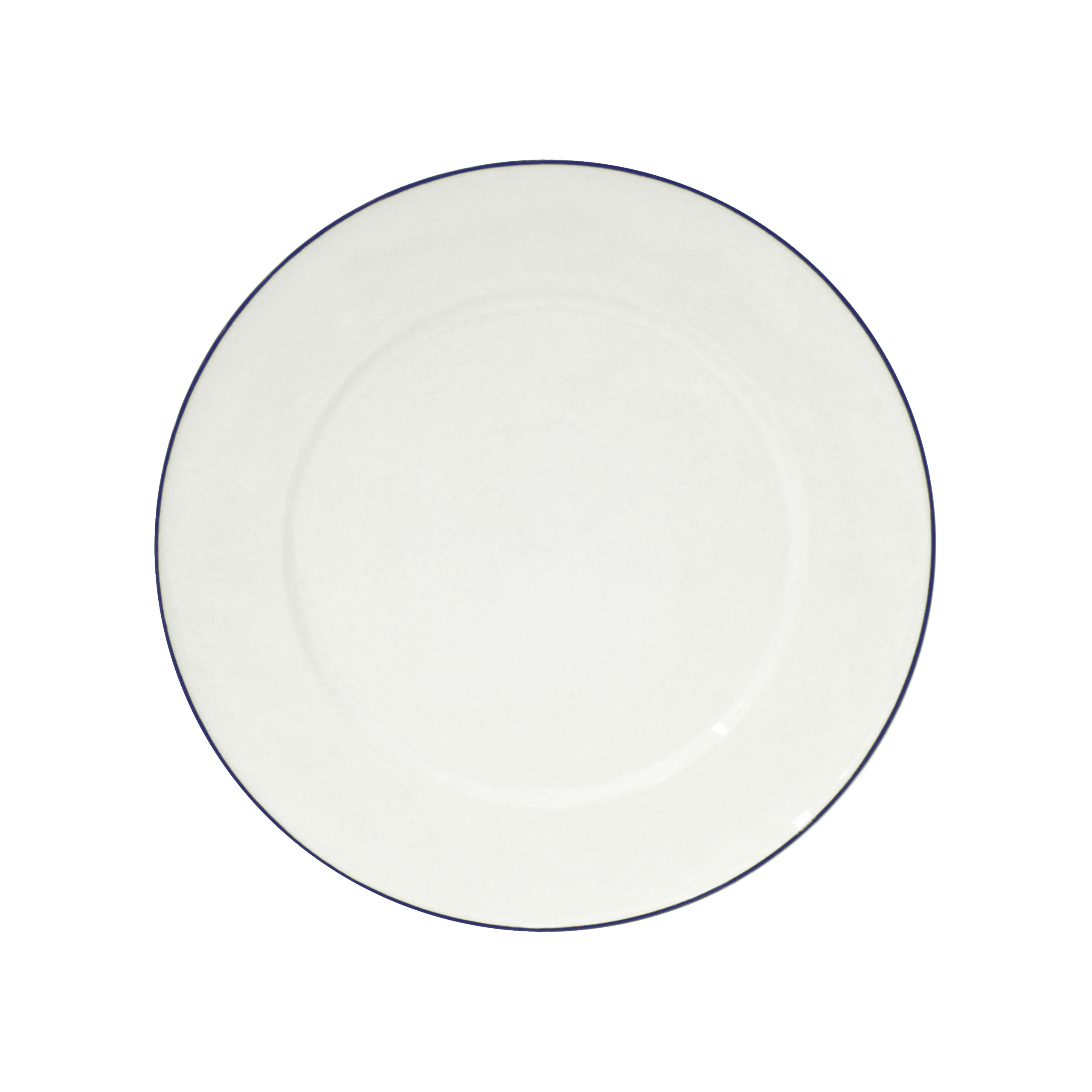 Beja White/blue Round Platter/ Charger 33cm Gift