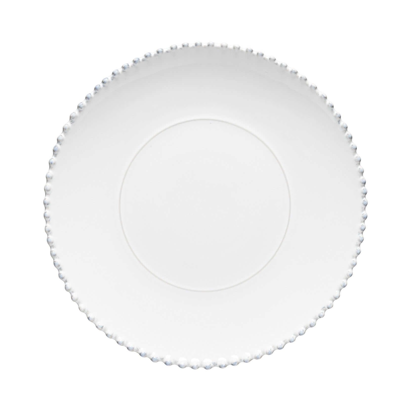 Pearl White Round Platter/ Charger 33cm Gift