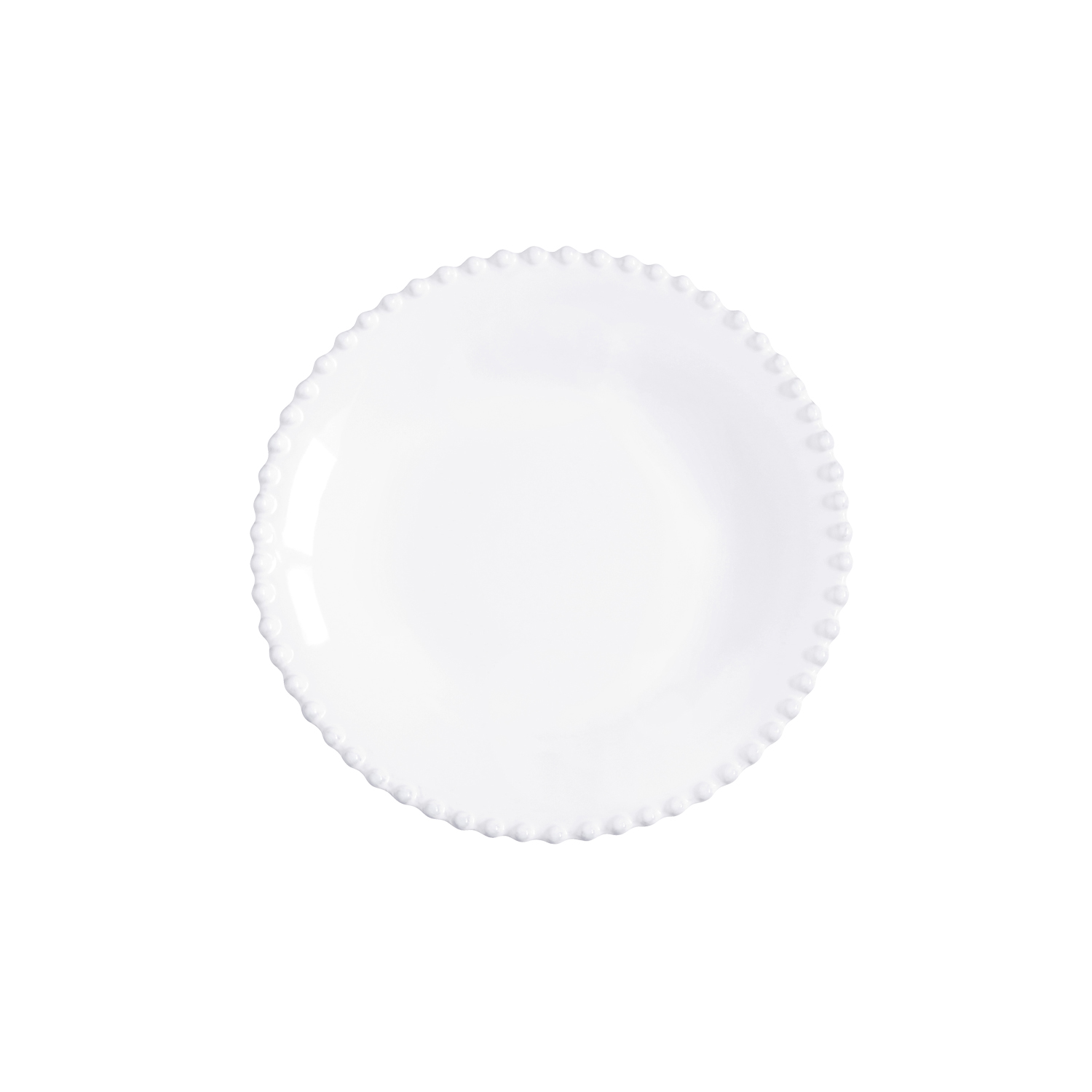 Pearl White Soup/pasta Plate 24cm Gift