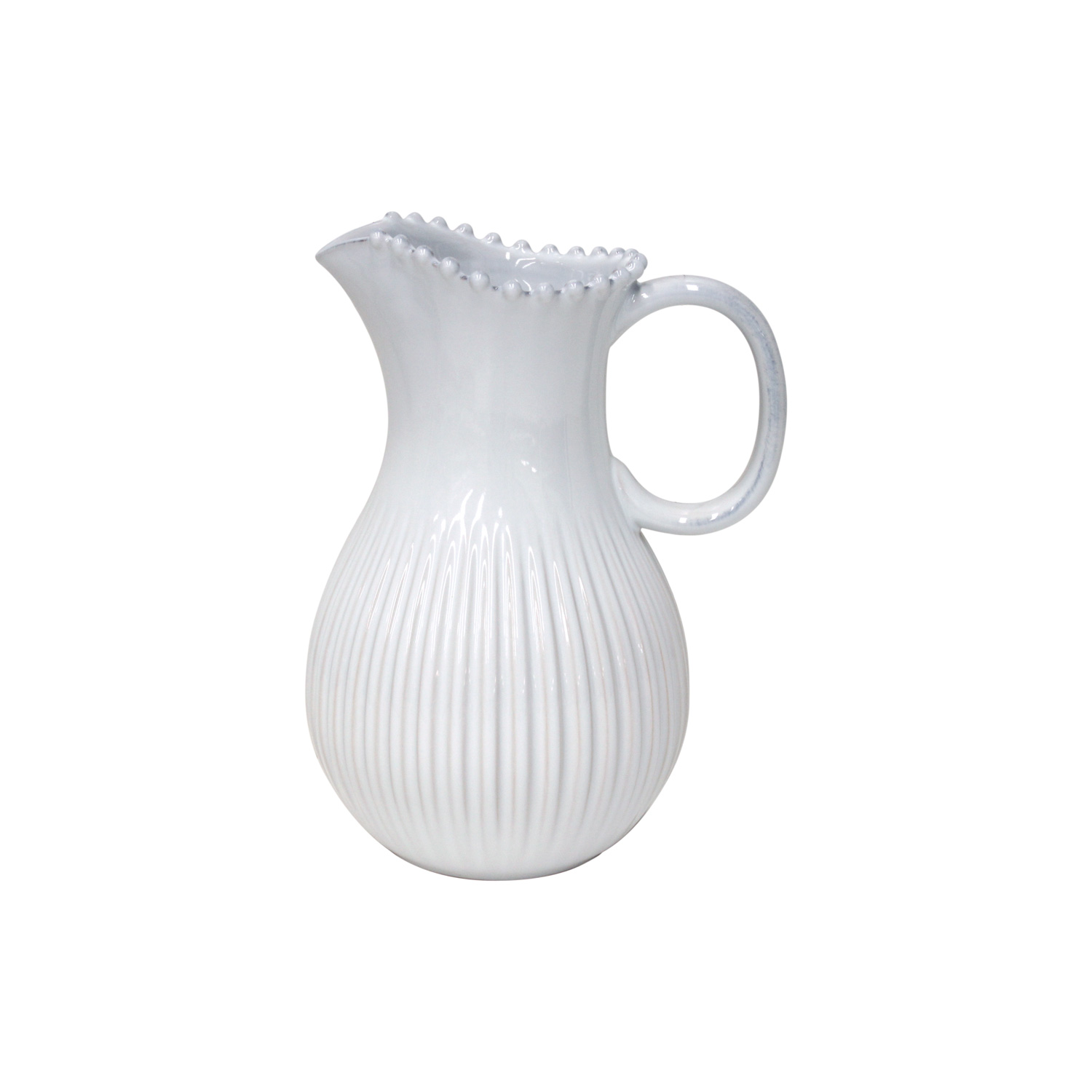 Pearl White Pitcher 2.58l Gift