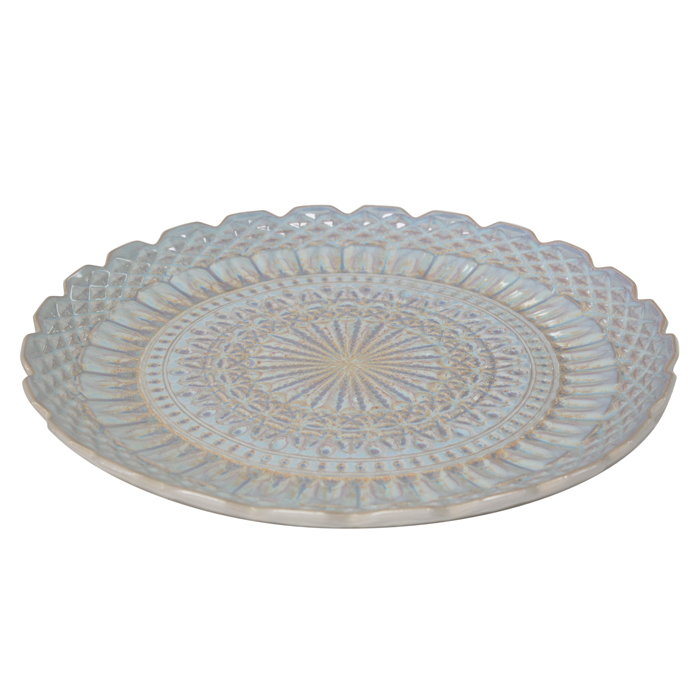 Cristal Nacar Round Platter 39cm Gift
