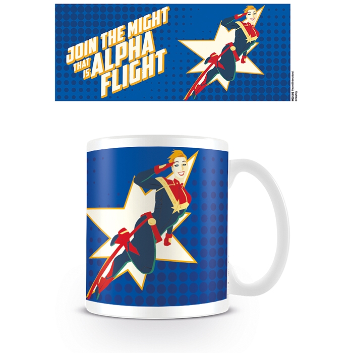 Marvel Boxed Mug Captain Marvel Alpha Flight Gift