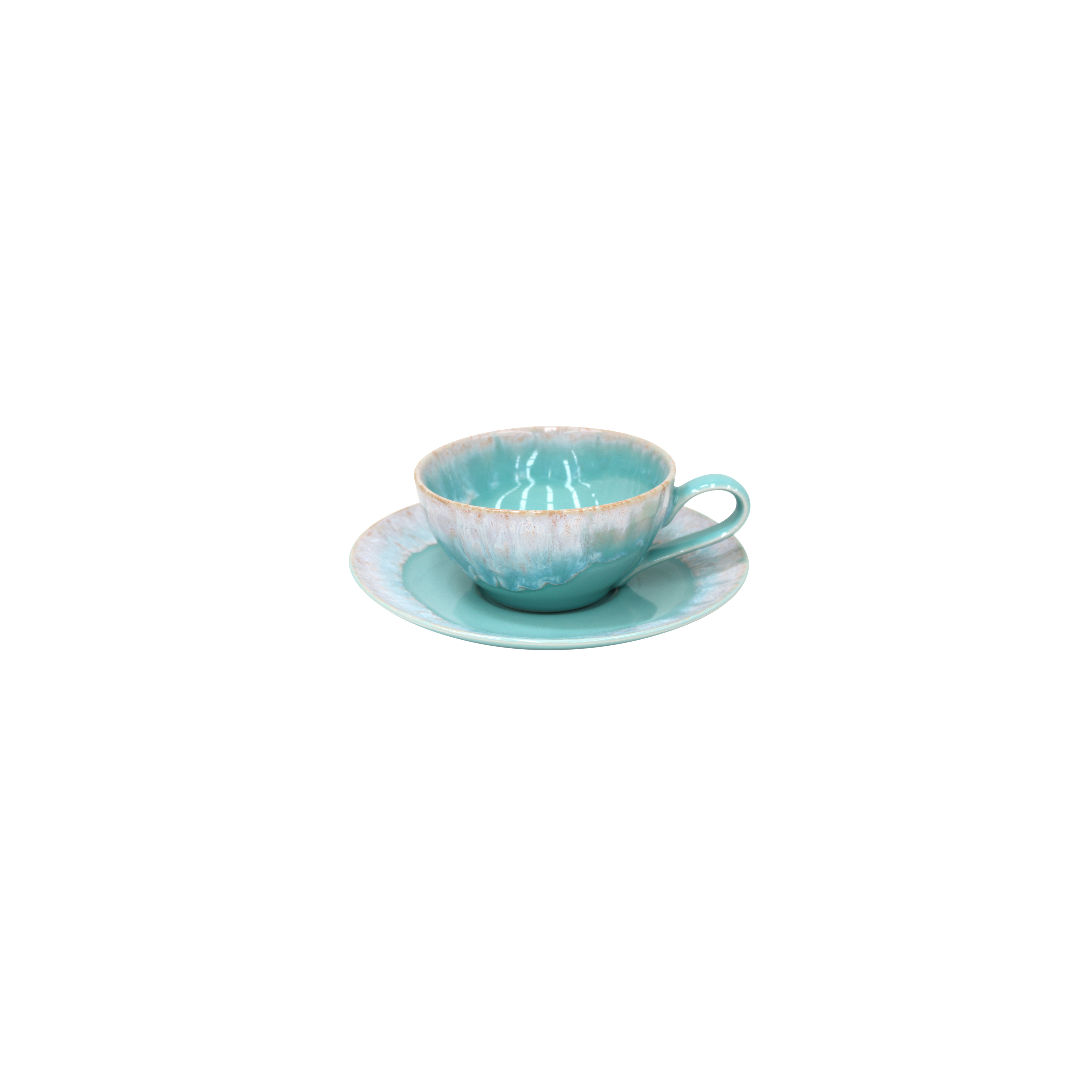 Taormina Aqua Tea Cup And Saucer 0.2l Gift