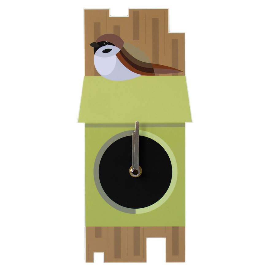 I Like Birds Wall Clock Sparrow Gift