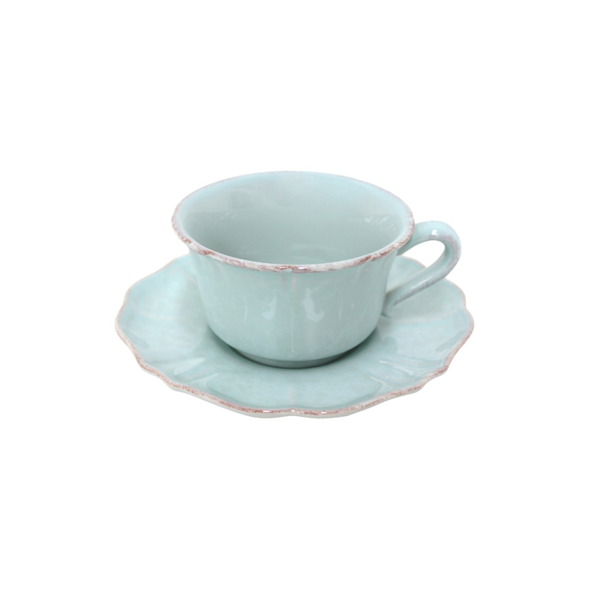 Impressions Turquoise Jumbo Cup And Saucer Gift