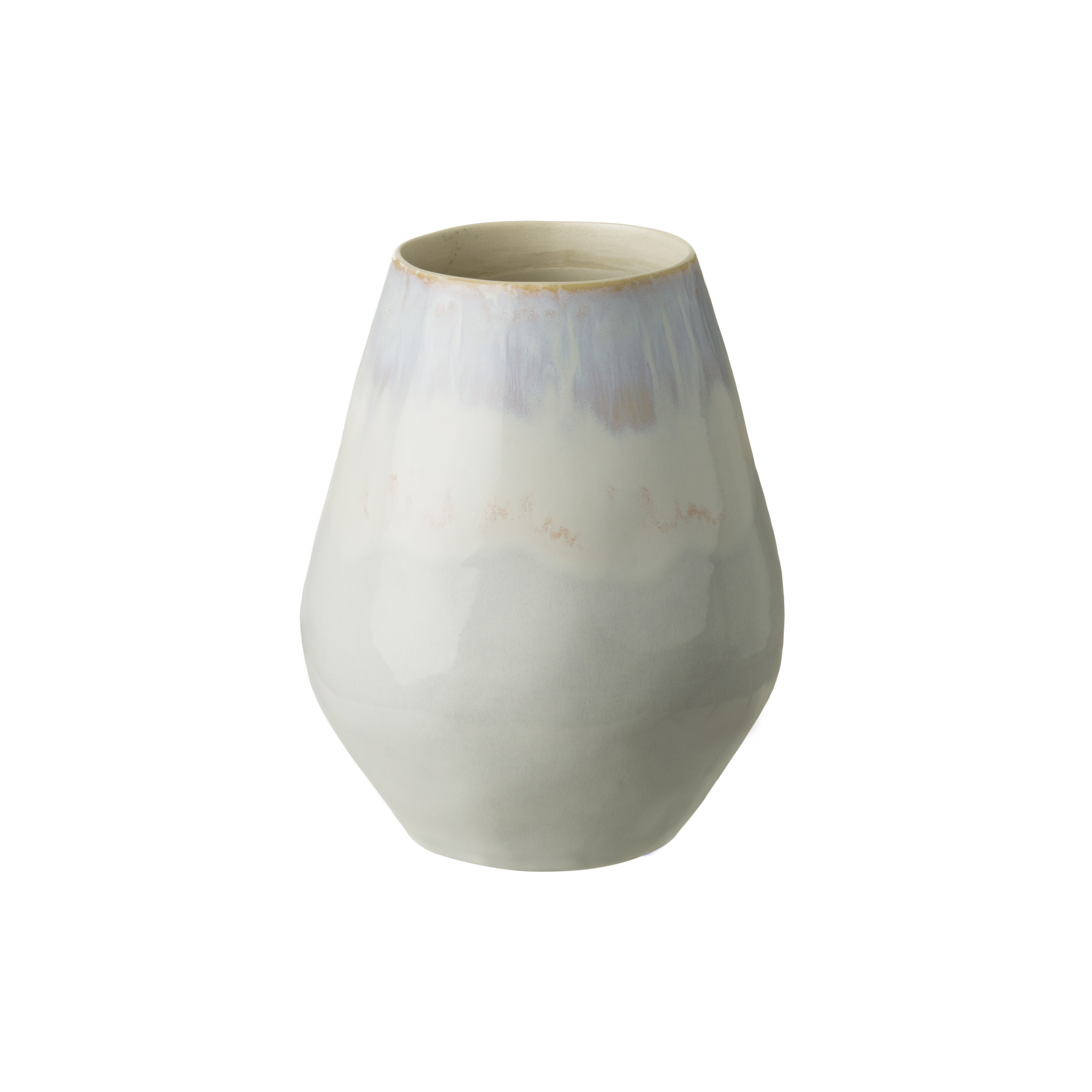 Brisa Salt Oval Vase Medium 20cm 2.2l Gift