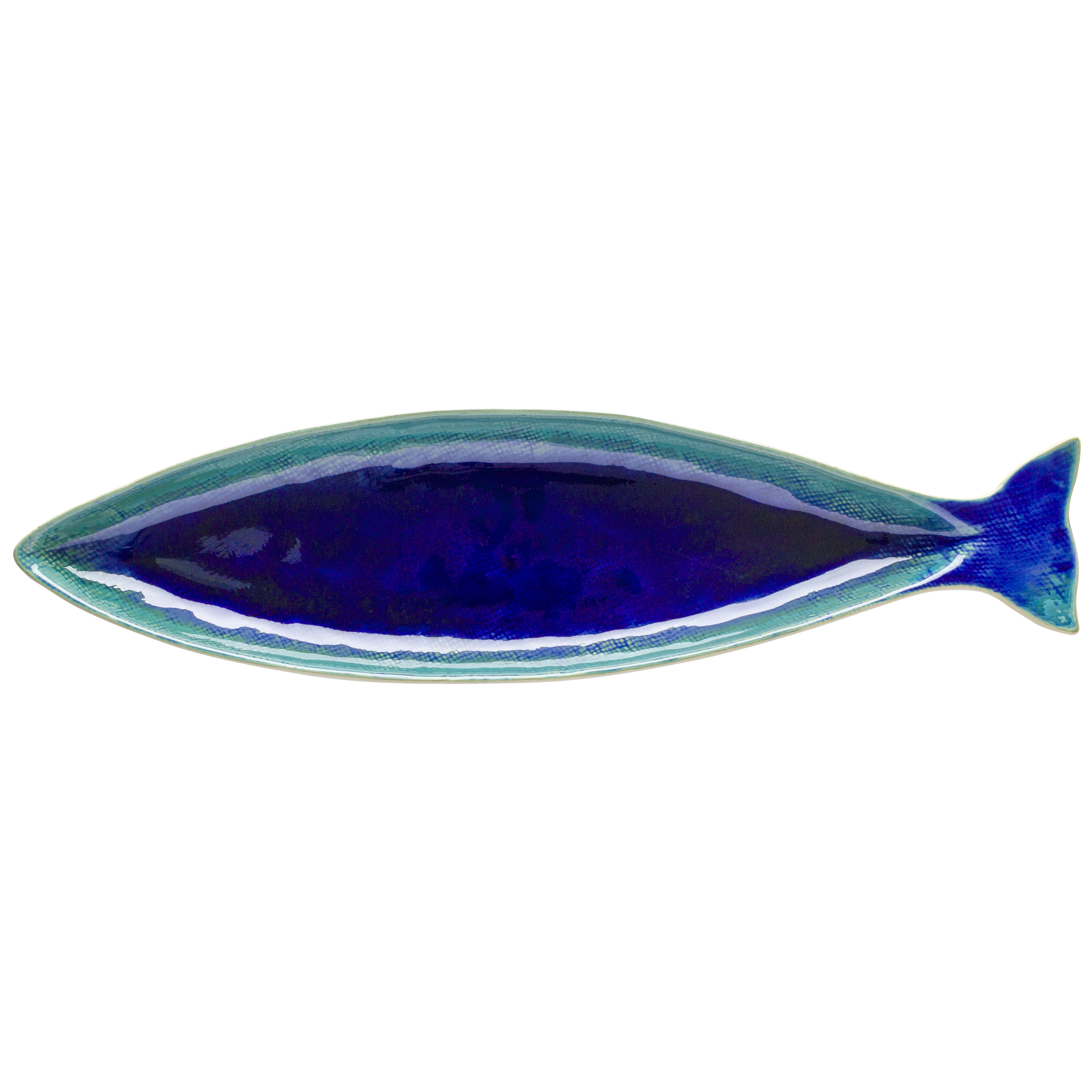 Dori Atlantic Blue Mackerel Dish Large 43cm Gift
