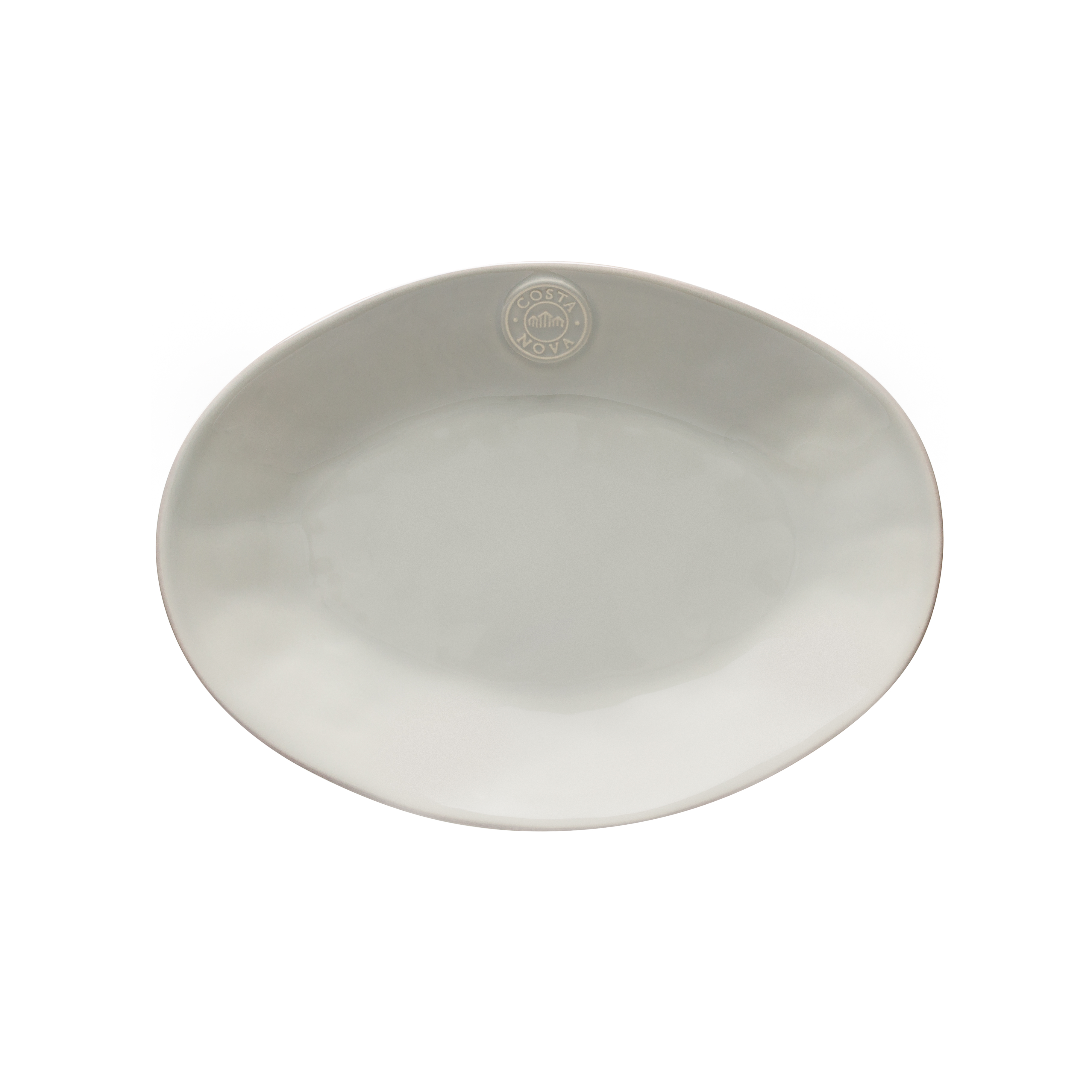 Nova Sand Grey Oval Platter Medium 29cm Gift