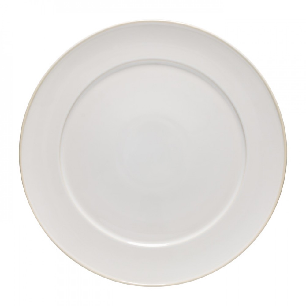 Beja White/cream Round Platter 38.1cm Gift