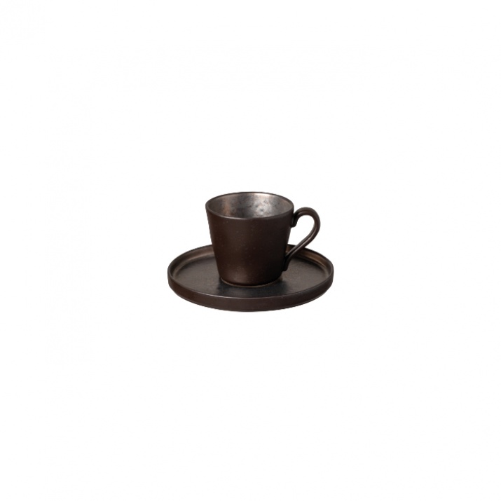 Lagoa Metal Coffee Cup & Saucer 0.09l Gift