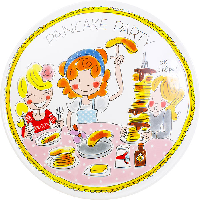 Blond Blah Plate 31 Cm Pancake Gift