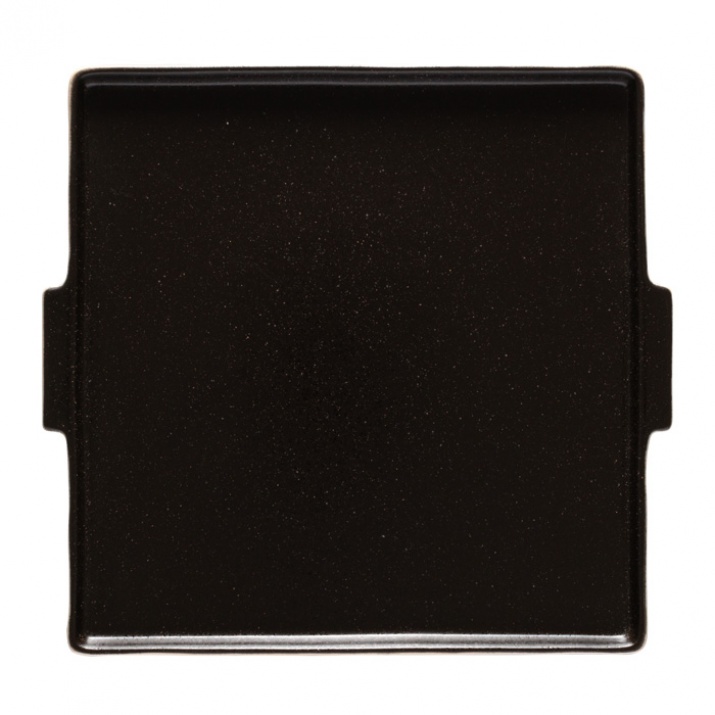 Notos Lattitude Black Square Plate/tray 26cm Gift