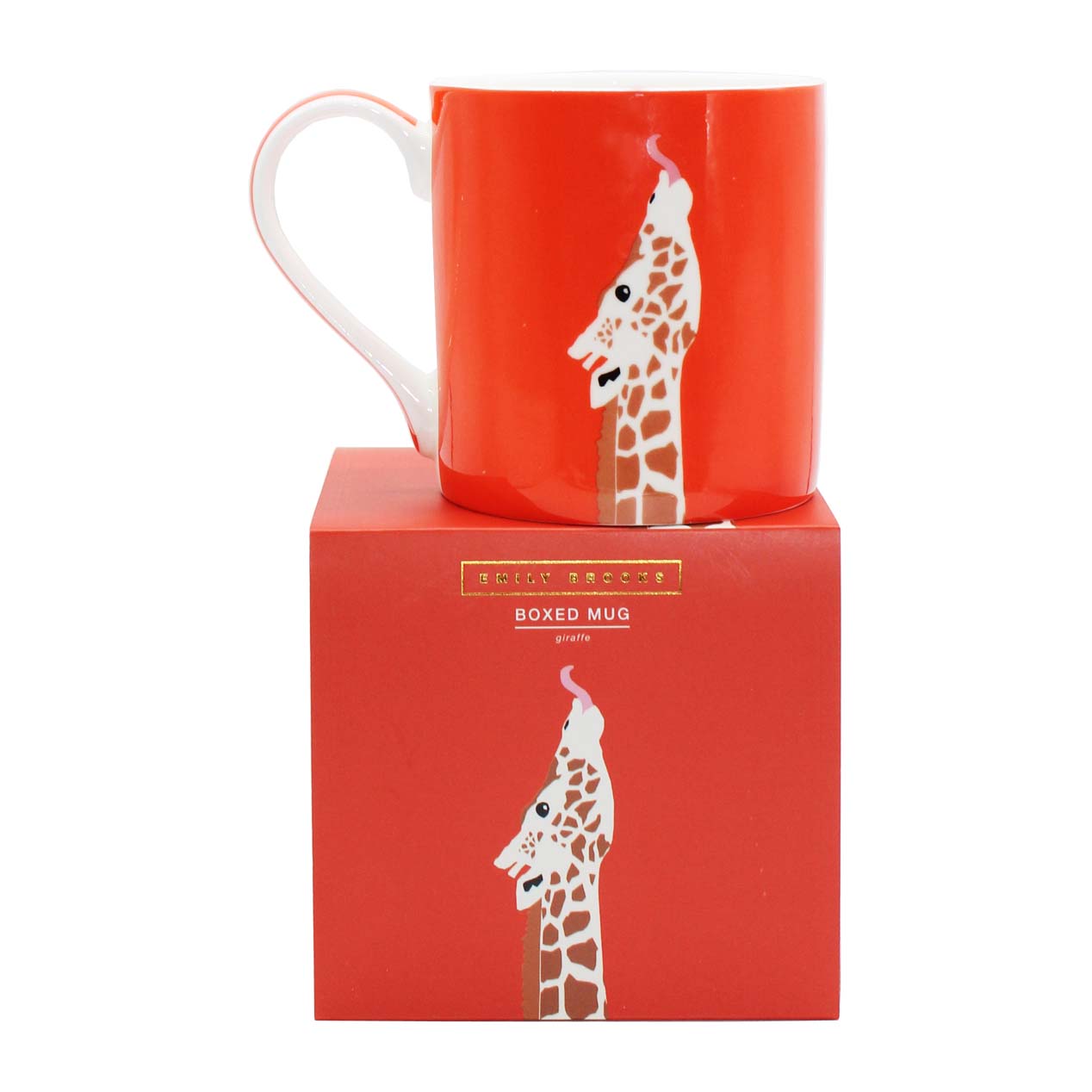 Emily Brooks Boxed Mug Giraffe Gift