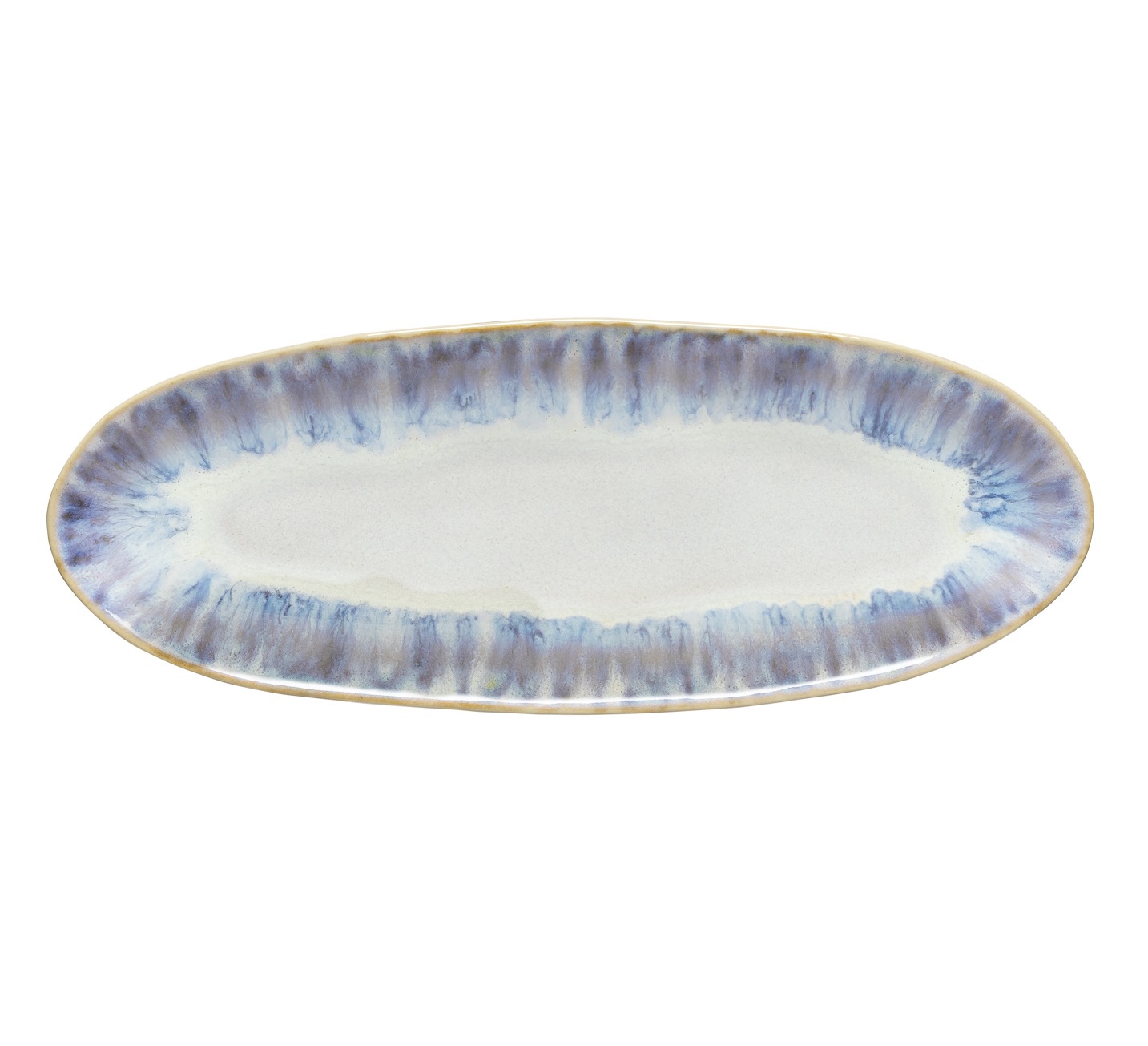 Brisa Ria Blue Oval Plate 24cm Gift