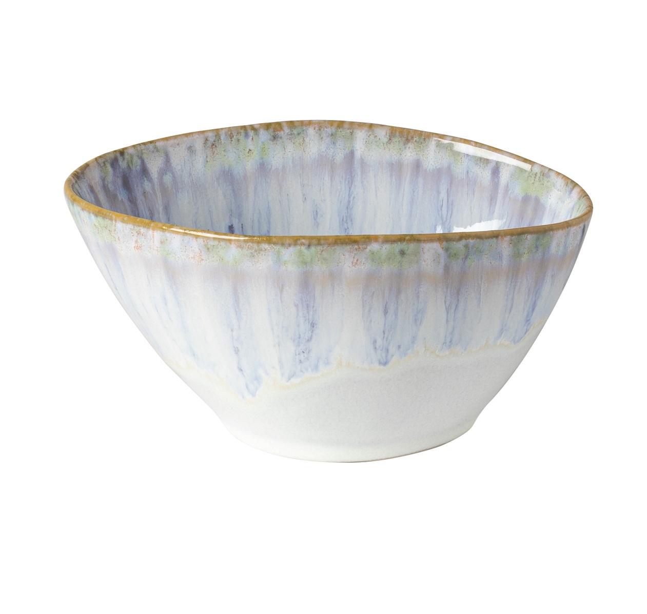 Brisa Ria Blue Oval Soup/cereal Bowl 16cm Gift