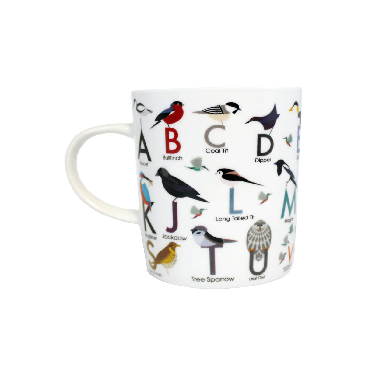 I Like Birds Mug Alphabet Gift