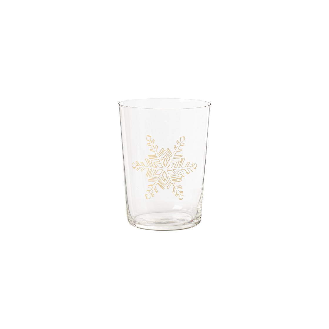 Festive Glassware Snowflake Tumbler 0.5l Gift