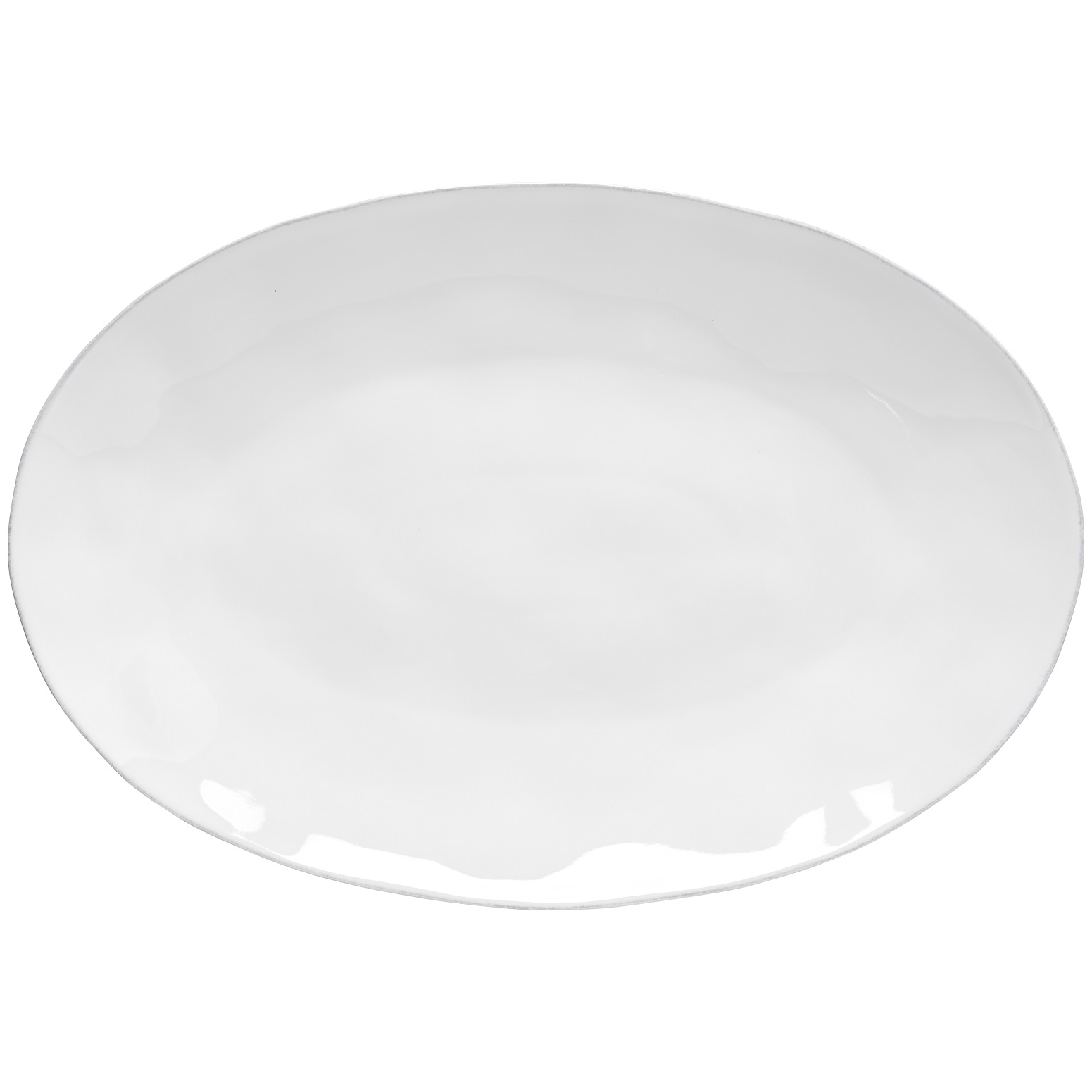 Livia White Oval Platter 45cm Gift