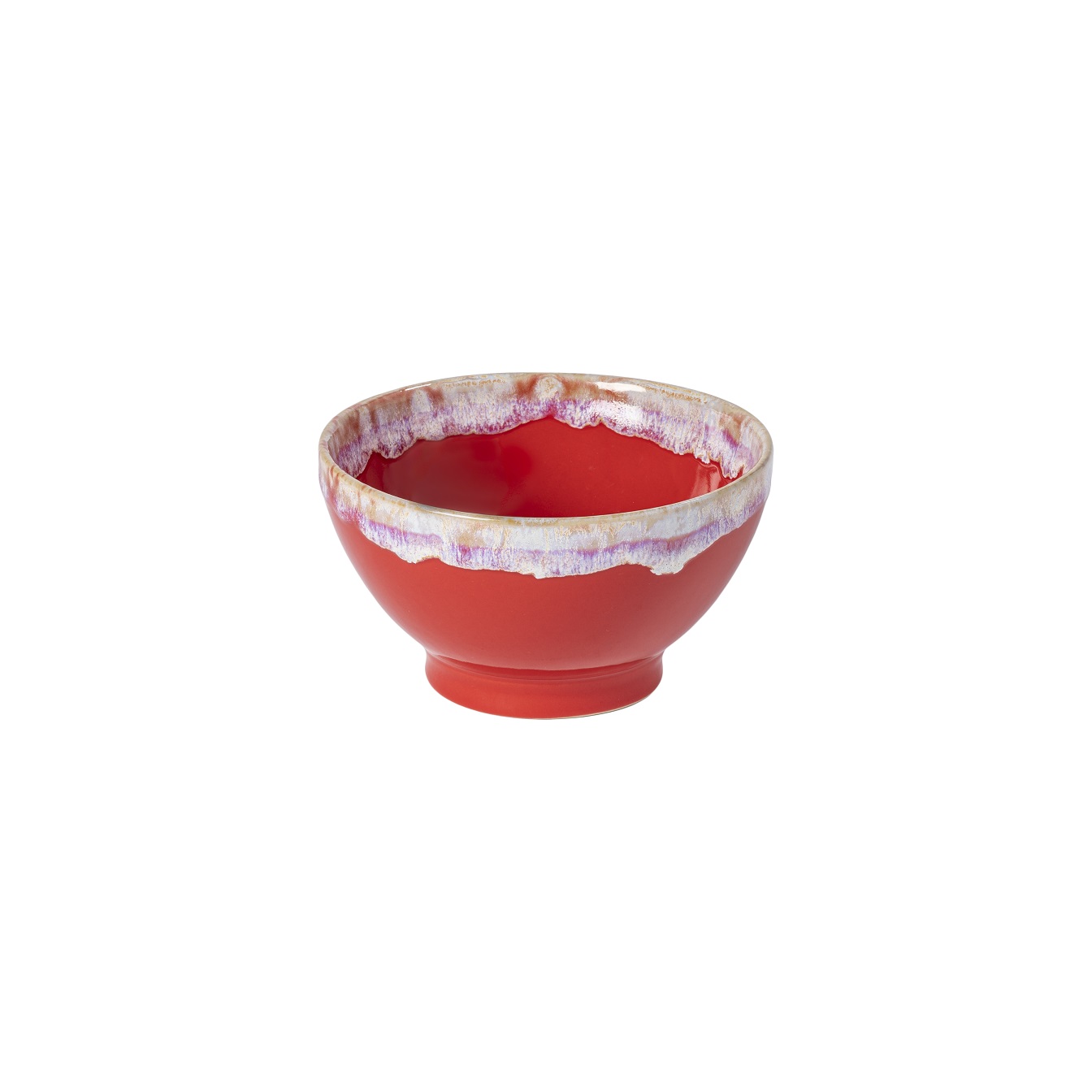 Latte Bowls Single Red Gift
