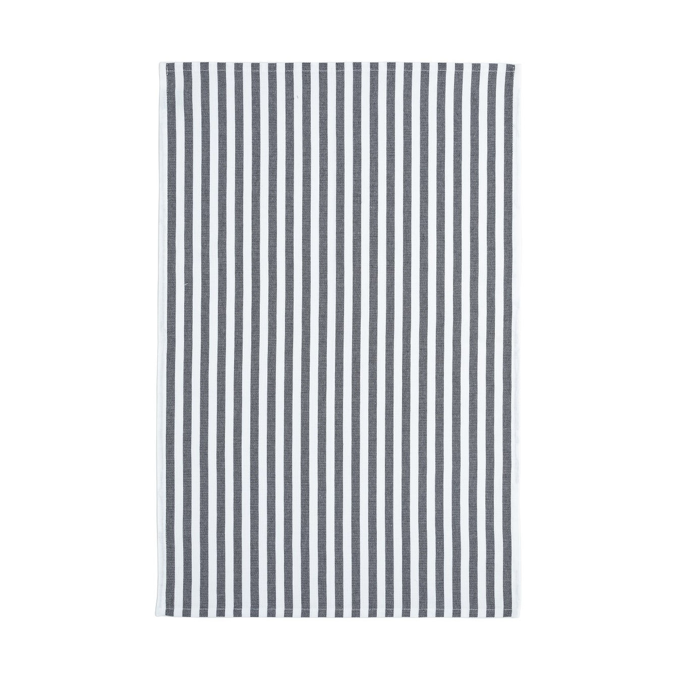 Stripes Set Of 2 Kitchen Towels Black Gift