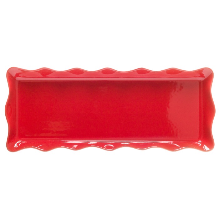 Cook & Host Red Rectangular Tray 42cm Gift