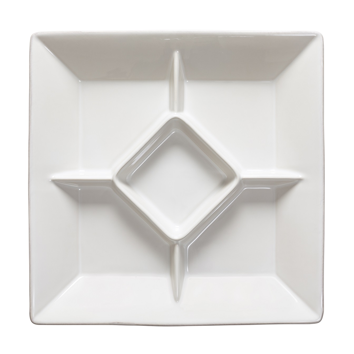 Cook & Host White Square Appetizer Tray 33cm Gift