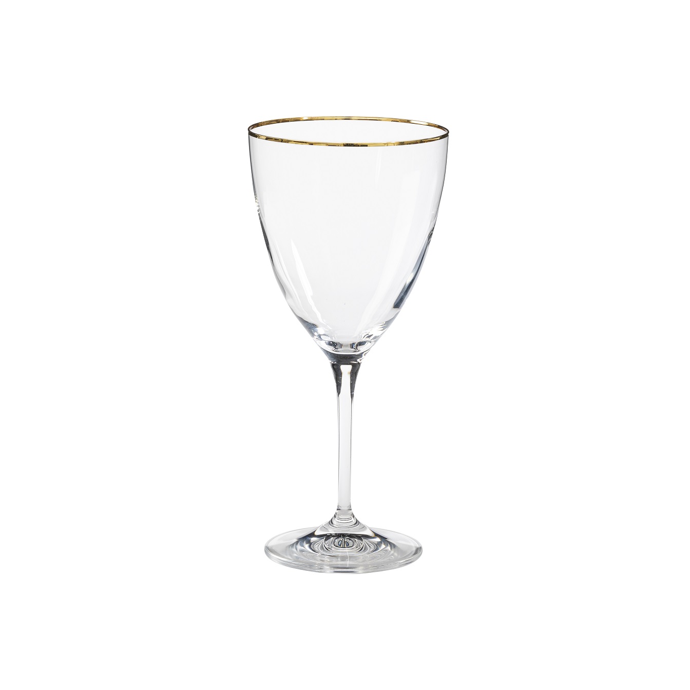 Sensa Water Glass 400ml Golden Rim Gift