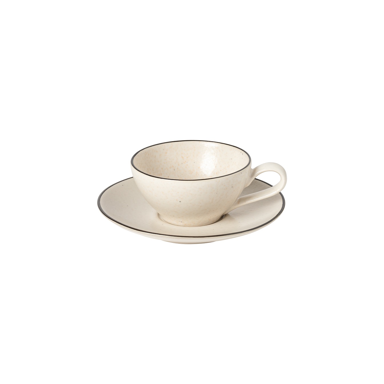 Augusta Natural Black Tea Cup And Saucer 0.21l Gift