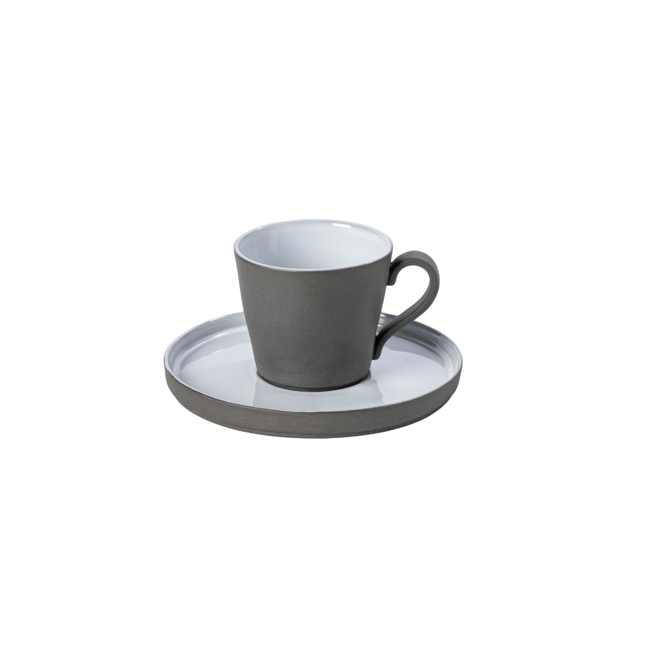 Lagoa Eco-gres White Tea Cup & Saucer 0.21l Gift
