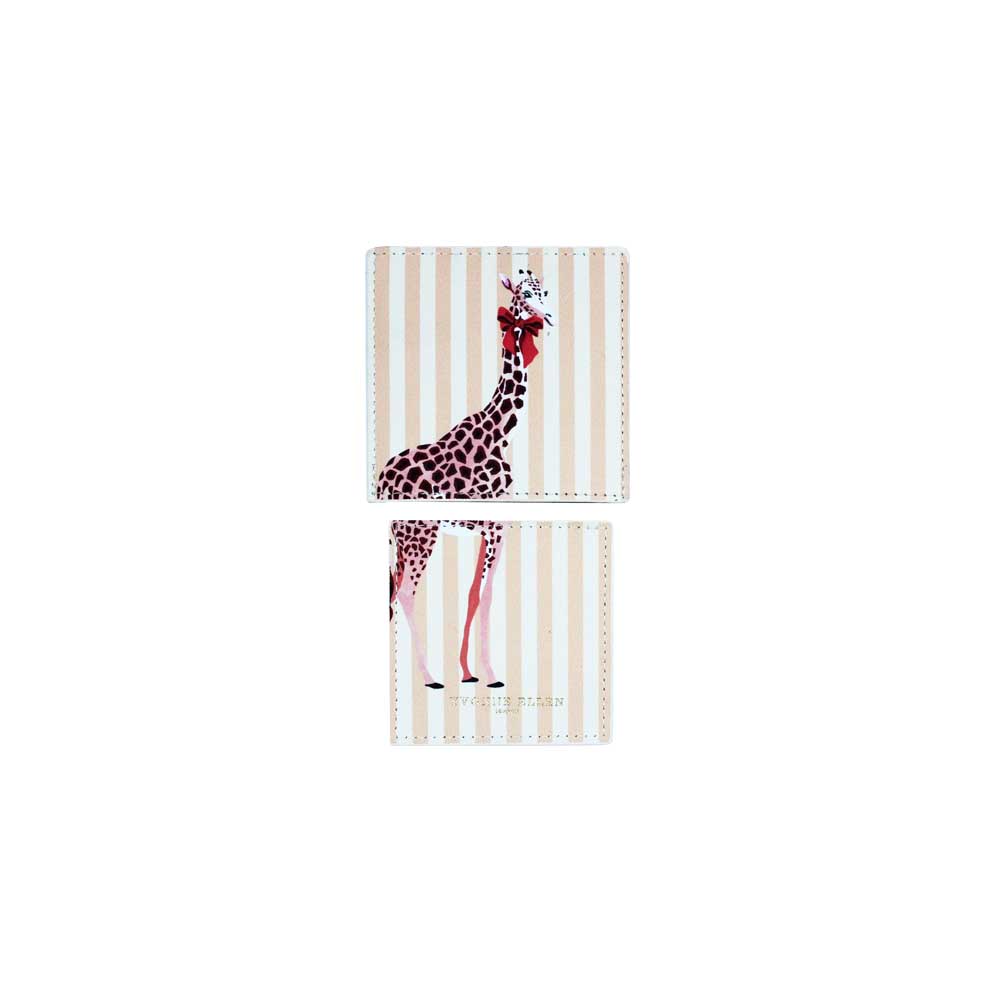 Yvonne Ellen Mirror And Pouch Giraffe Gift