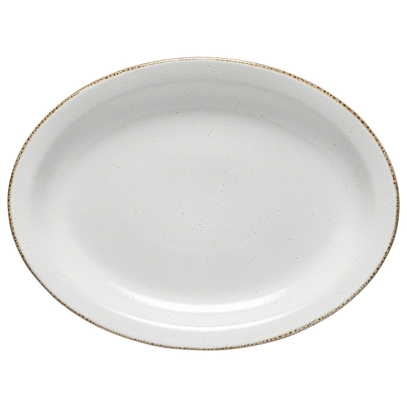 Positano White Oval Platter 40cm Gift