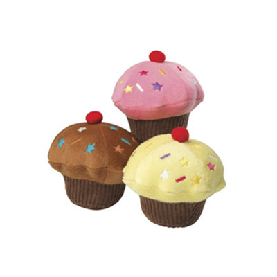 House Of Paws Vanilla Scented Cupcake Yellow Gift