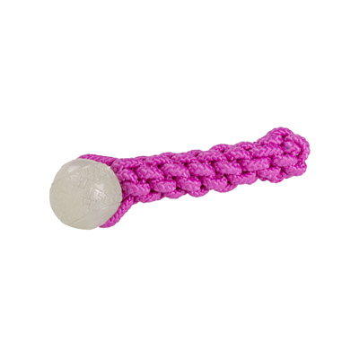 House Of Paws Pink Tough Rope And Glow Ball Gift