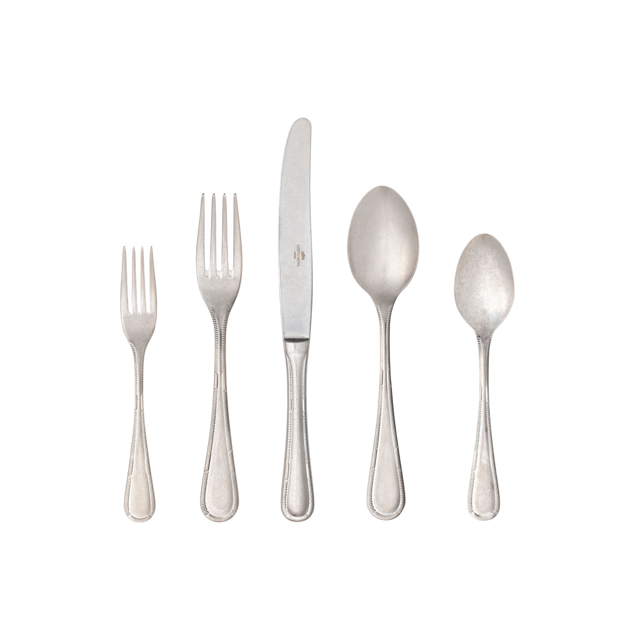 Ancestral Oxyde Flatware Set 20 Pieces Gift