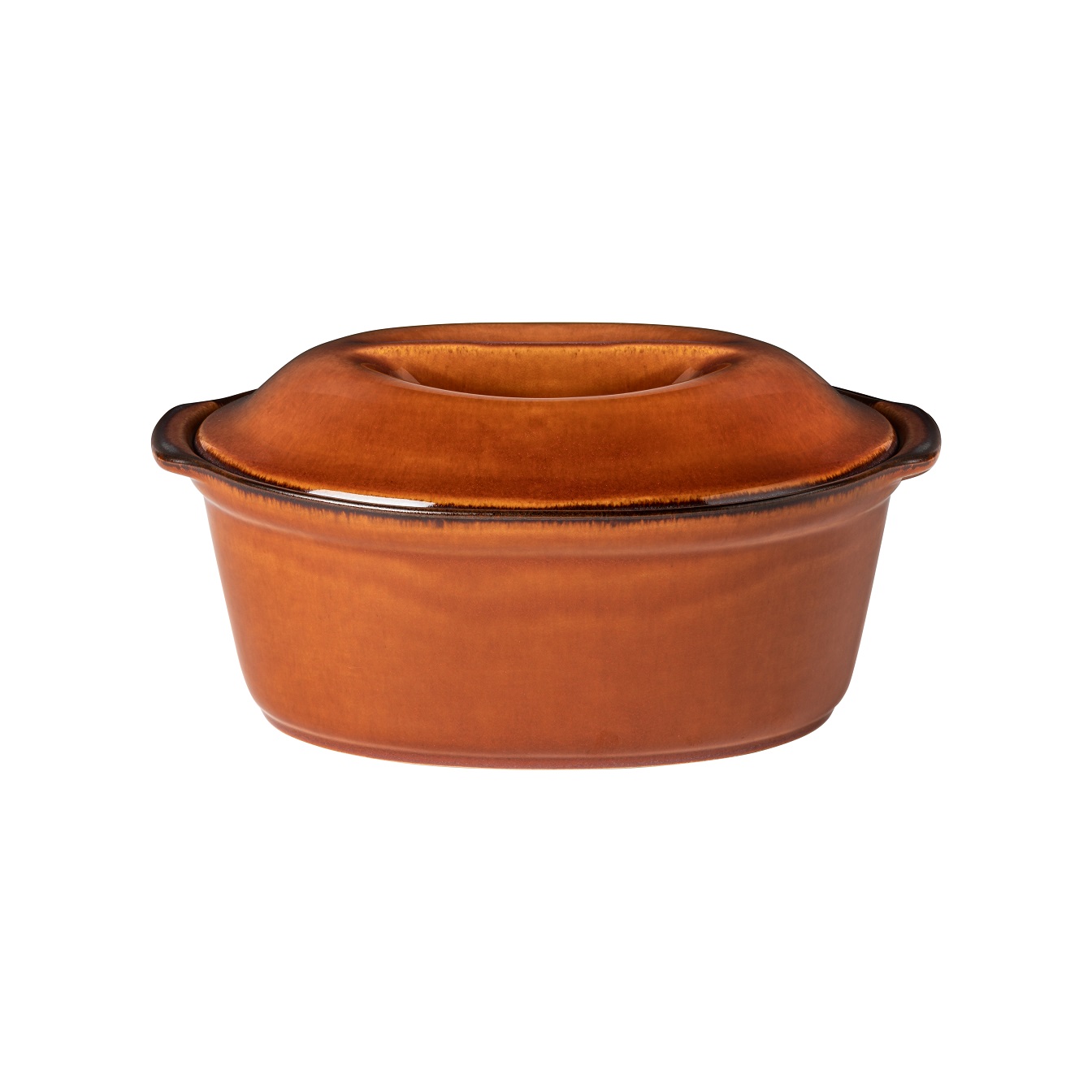 Poterie Caramel Covered Oval Casserole 25cm Gift