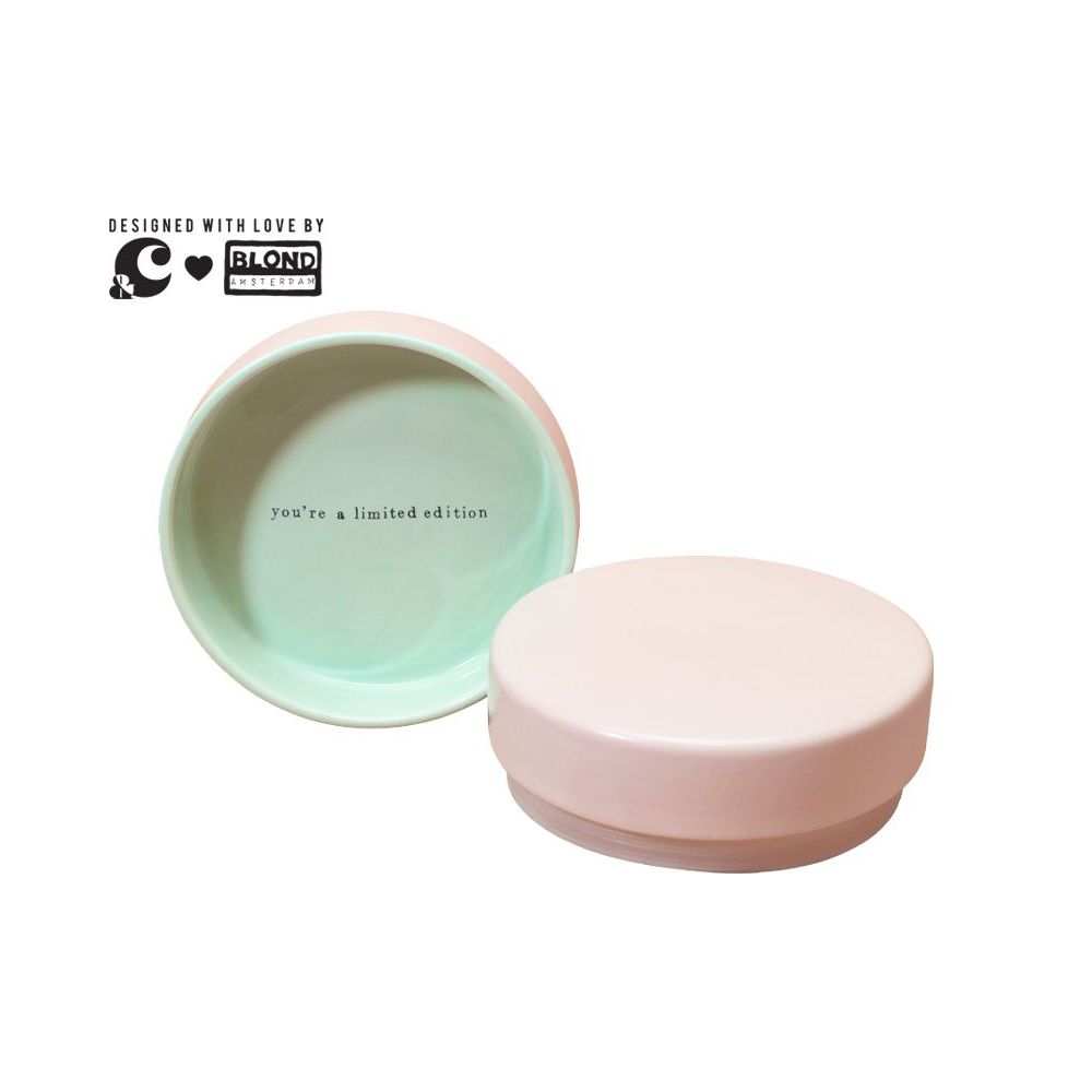 Blond Andc Round Lid Box Pink - Youre A Limited Edition Gift